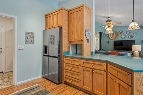 Indoors, Floor, Flooring, Kitchen, Hardwood