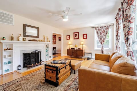 Living Room with gas fireplace