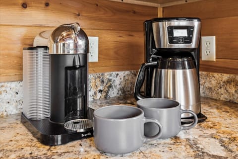 Start your day in the cozy coffee nook!