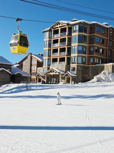 ski in and out right from the door steps. Located on happy valley green run