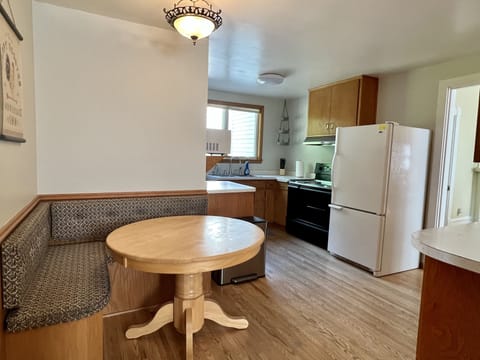 Kitchen with eat in breakfast nook.
