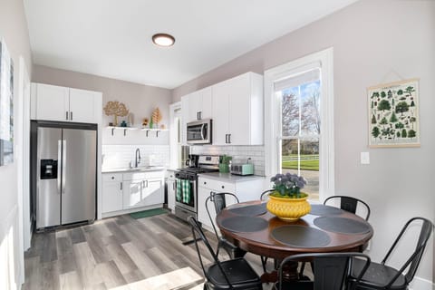 Fully stocked kitchen with cookware and all the essentials