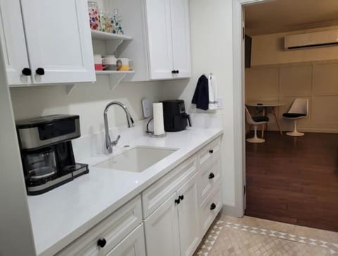 Fully stocked kitchenette