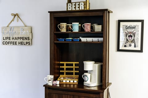 Espresso yourself at our cozy coffee nook. 
