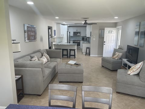 Beautifully remodeled kitchen/family living area