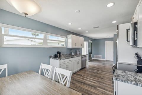Big open kitchen with lots of natural light