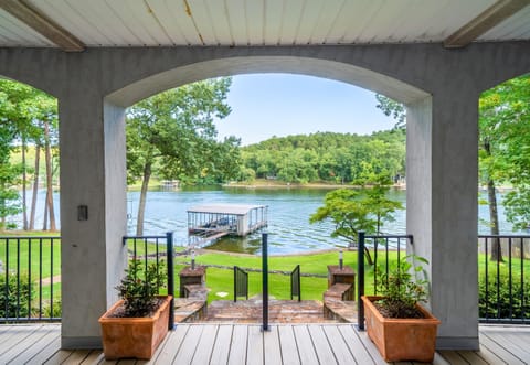 Gorgeous Lake Hamilton View from the Back Deck