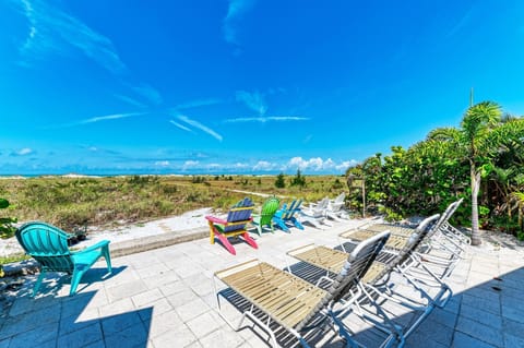 Mango Beach House Beach and Lounger View