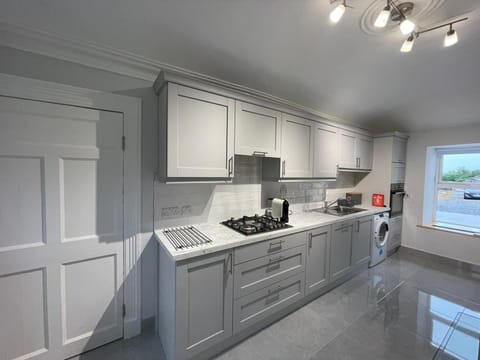 Kitchen with recently installed appliances