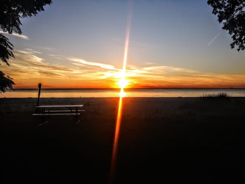 For those who want to see the rainbow colors created by Lake Huron East Sunrise.