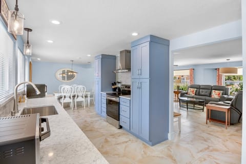 Open-concept kitchen