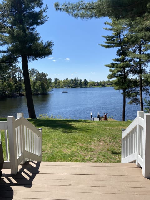 Deck overlooking Prarie Lake!