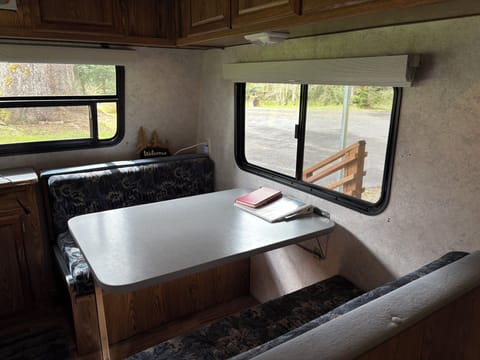 dining table and benches