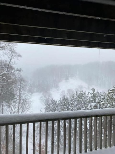 Winter view over the 18th hole of the Legend Golf course