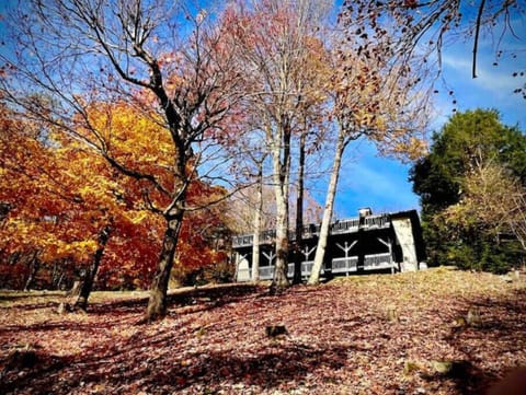 View of back of home overlooking the mountains