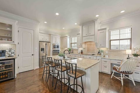 The kitchen will surely impress you and your guests as it has everything you will need.