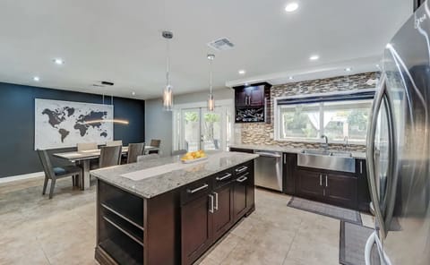 Come enjoy this fully stocked kitchen. It's perfect for entertaining!