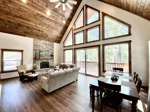 Grand Room with Lots of Natural Light & Nature