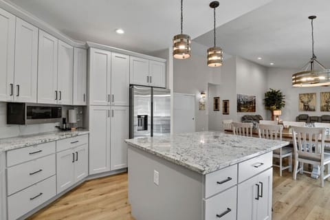 Another view of the stocked kitchen