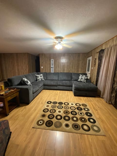 The Lodge: Downstairs living area