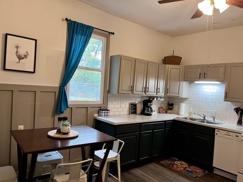 Fully stocked kitchen
