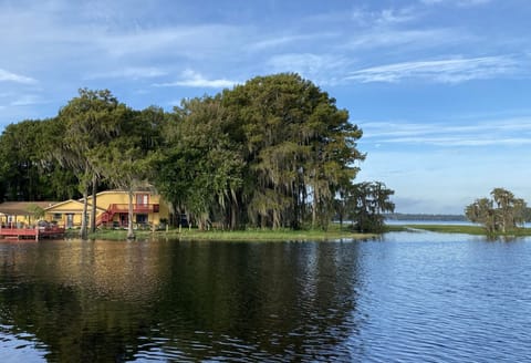 View of the house from the water.