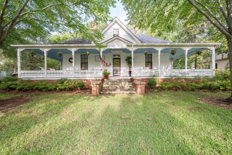 Front view of home and porch #1.