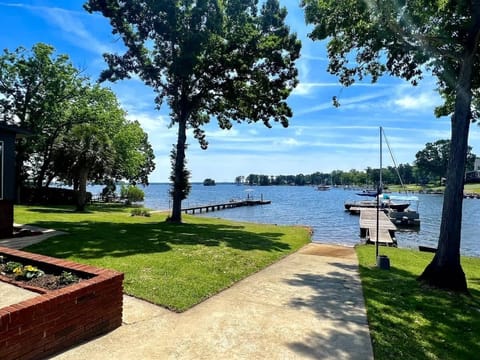 Personal boat launch. For smaller sized boats. (will fit a pontoon)