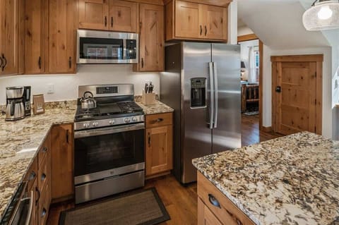 Kitchen and living area on main level