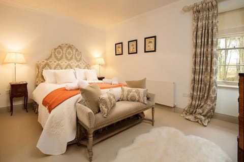 Broadgate House - bedroom one on the first floor with double bed