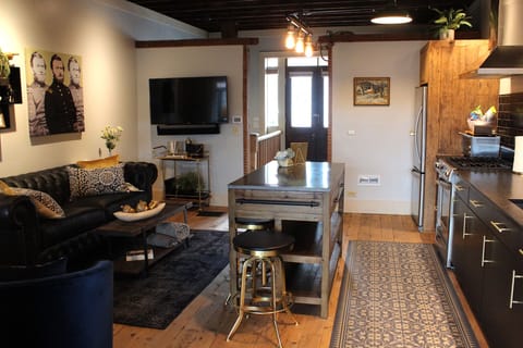 Living Room and Kitchen, Looking Front