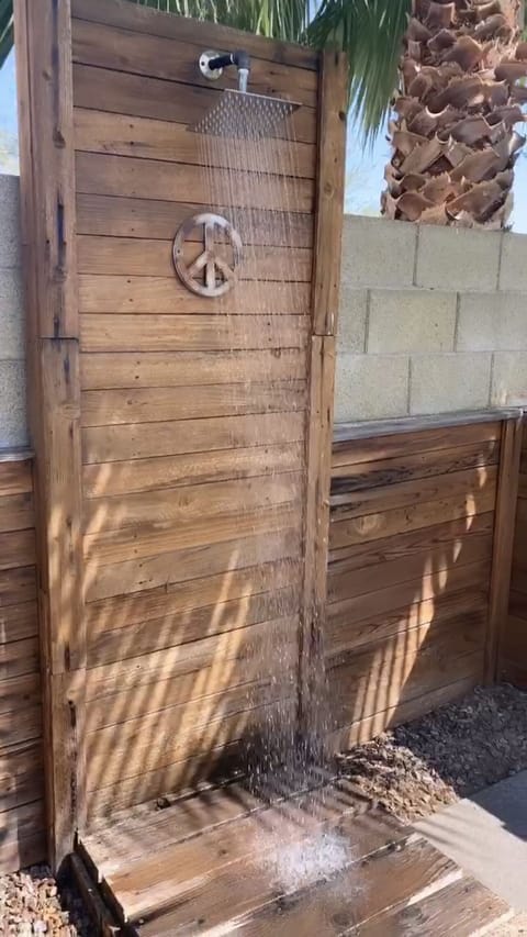 Outside shower