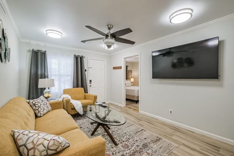 Living room with Smart TV.