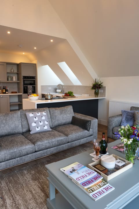 Open plan living area