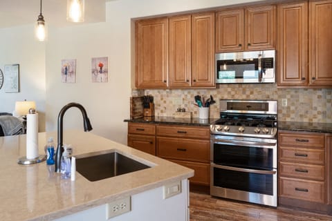 Kitchen with Stainless Steel Appliances