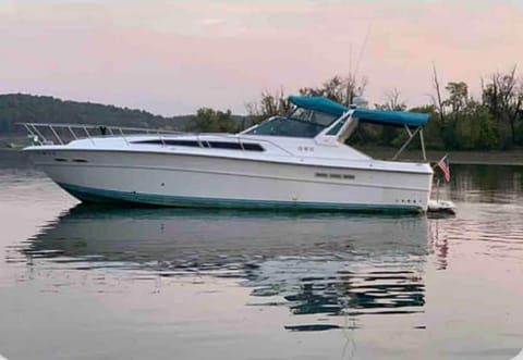 "Savalana" is a Sea Ray Express Cruiser that's over 40 feet long.