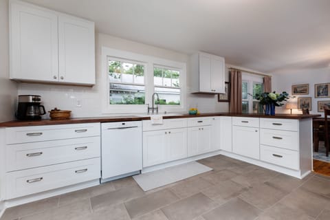 This home features a spacious kitchen with newly upgraded appliances.