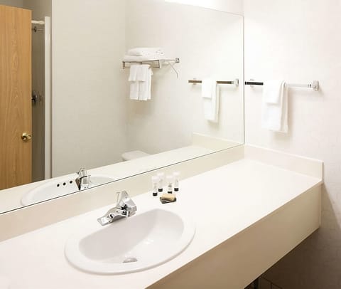 Basic toiletries and towels are provided