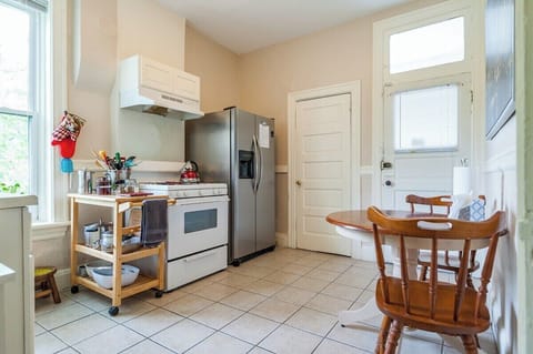 Pots, pans, utensils, and all the basics you'll need to cook like you're at home. 