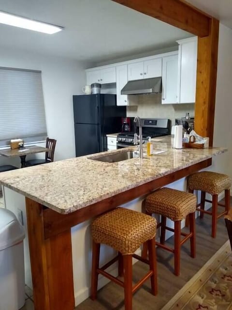 Kitchen which is open / connected to the dining room. 