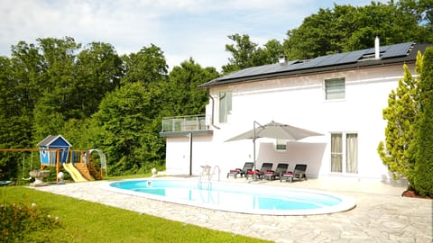 Holiday house Sofia with Pool in the Nature near Forest with view.