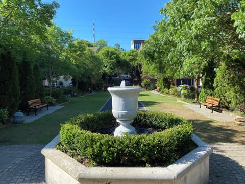 Neighborhood Park outside of Octane Coffee. 