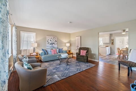 Spacious and inviting living area