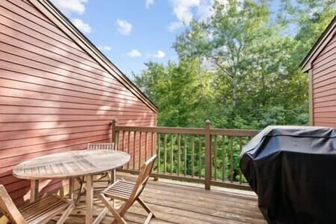 Enjoy coffee on the deck