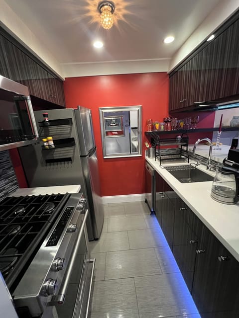 updated kitchen to cook /air fryer, coffee maker, steamer, blender, microwave, 