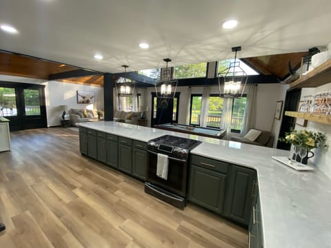 Super clean and stocked kitchen