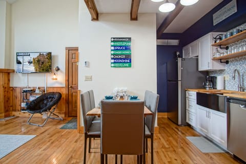 Dining and mini kitchen area