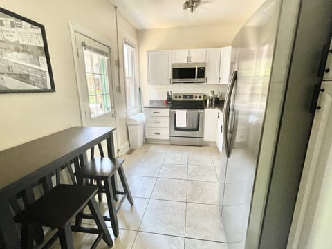 Fully stocked kitchen space