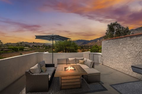 Westward panoramic view at Sunset