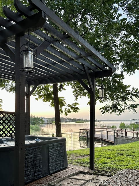 Sunset views while you soak your cares away.